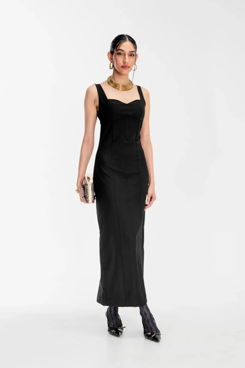 Panelled bodycon dress